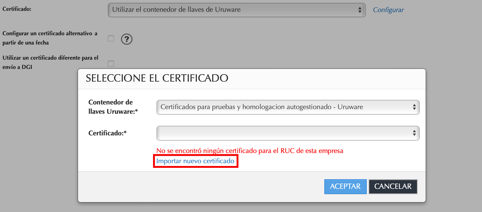 Imagen 5: Importar nuevo certificado. Imagen 5: Importar nuevo certificado.