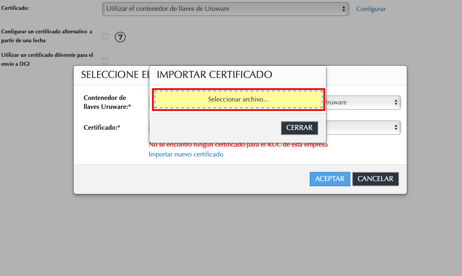 Imagen 6: Seleccionar archivo para importar. Imagen 6: Seleccionar archivo para importar.